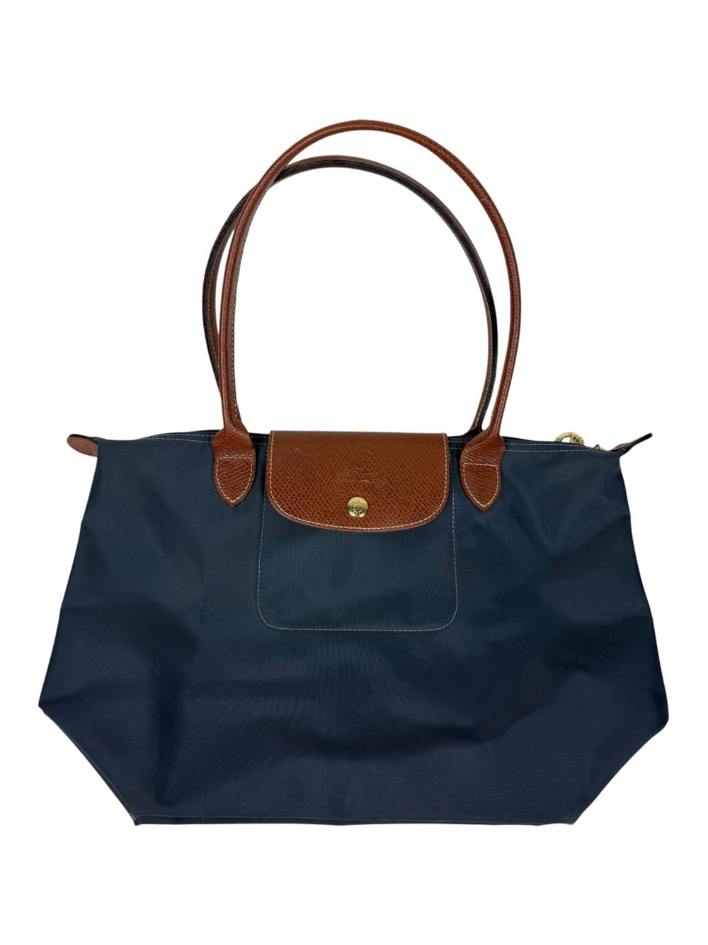 Longchamp Classic Le Pliage Navy Nylon Bag
